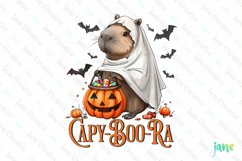 Halloween Capybara Sublimation Clipart Product Image 1
