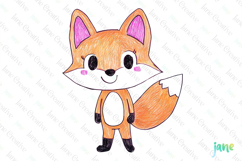 Fox Cartoon Animals Bundle Clipart Product Image 1