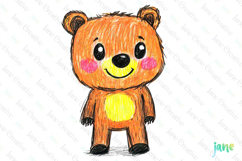 Bear Cartoon Animals Bundle Clipart Product Image 1