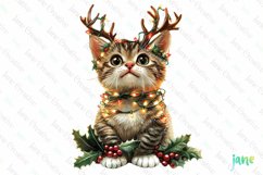 Cats Christmas Sublimation Clipart Product Image 1
