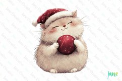 Cats Christmas Sublimation Clipart Product Image 1