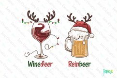 Christmas Beers Sublimation Clipart Product Image 1