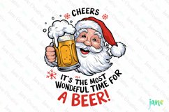 Christmas Beers Sublimation Clipart Product Image 1