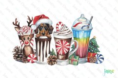 Christmas Drinks Clipart Sublimation Product Image 1