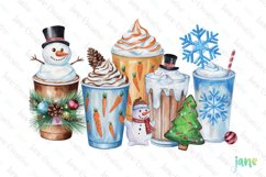 Christmas Drinks Clipart Sublimation Product Image 1