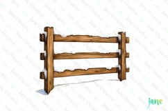 Christmas Farm Sublimation Clipart Product Image 1