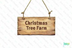 Christmas Farm Sublimation Clipart Product Image 1