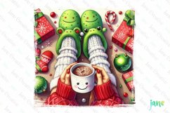 Christmas Girl Sublimation Clipart Product Image 1
