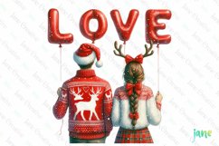 Christmas Girl Sublimation Clipart Product Image 1