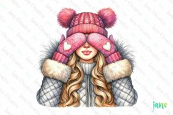Christmas Girl Sublimation Clipart Product Image 1