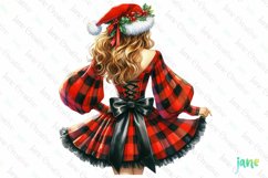 Christmas Girl Sublimation Clipart Product Image 1