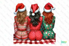 Christmas Girl Sublimation Clipart Product Image 1