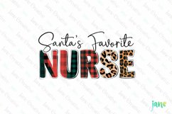 Christmas Nurse Sublimation Clipart Product Image 1