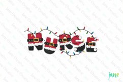 Christmas Nurse Sublimation Clipart Product Image 1