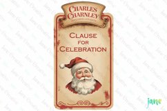 Clause For Celebration Label Sublimation Product Image 1