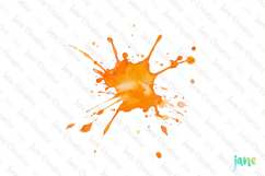 Color Splashes Watercolor Sublimation Product Image 1