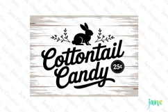 Cottontail Candy Farmhouse Easter Sign Product Image 1