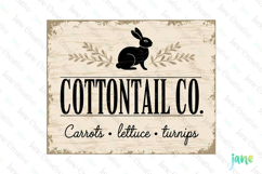 Cottontail Co Farmhouse Easter Sign Product Image 1
