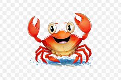 Animals Under The Sea Watercolor Sublimation Clipart Product Image 3