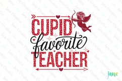 Cupid Favorite Teacher Sublimation Product Image 1