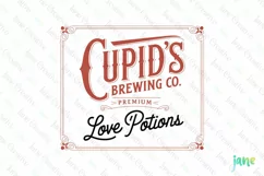 Cupid's Brewing Co Love Potions SVG PNG Product Image 1