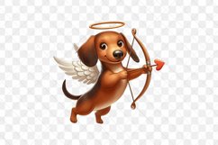 Adorable Dachshund Dog As A Cupid Product Image 2