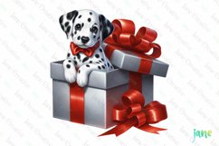 Dalmatian Christmas Clipart Product Image 1