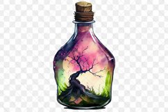 Dark Witch Watercolor Sublimation Clipart Product Image 7