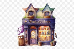 Dark Witch Watercolor Sublimation Clipart Product Image 10