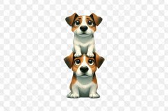 Stack Of Dogs Sublimation Clipart Product Image 2