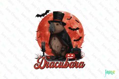 Halloween Capybara Sublimation Clipart Product Image 1