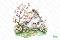 Easter With Spring Flowers Clipart Product Image 1
