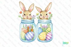 Easter With Spring Flowers Clipart Product Image 1