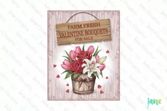 Farm Fresh Valentine Bouquets Farmhouse Valentine Product Image 1