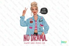Funny Beautiful Girl Quotes Sublimation Product Image 1