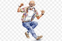 Funny Grandpa Watercolor Sublimation Bundle Product Image 13