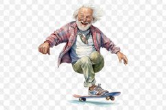 Funny Grandpa Watercolor Sublimation Bundle Product Image 4