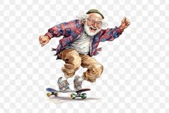 Funny Grandpa Watercolor Sublimation Bundle Product Image 5