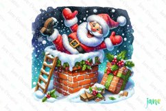 Funny Santa Christmas Sublimation Product Image 1