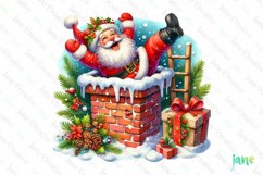 Funny Santa Christmas Sublimation Product Image 1