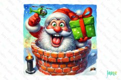 Funny Santa Christmas Sublimation Product Image 1