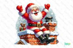 Funny Santa Christmas Sublimation Product Image 1