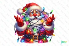 Funny Watercolor Christmas Sublimation Product Image 1