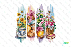 Garden Brushstroke Clipart Sublimation Product Image 1