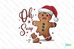 Gingerbread Christmas Quotes Sublimation Product Image 1