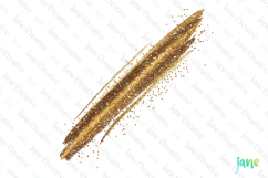 Glitter Gold Effect Clipart Sublimation Product Image 1