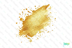 Glitter Gold Effect Clipart Sublimation Product Image 1
