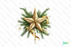 Gold Christmas Luxury Clipart Product Image 1
