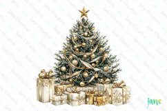 Gold Christmas Luxury Clipart Product Image 1