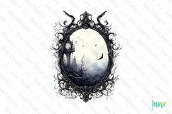 Gothic Halloween Sublimation Clipart Product Image 1